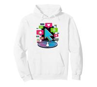 Chronically Online Doom Scroll Phone Glow Graphic Addiction Pullover Hoodie