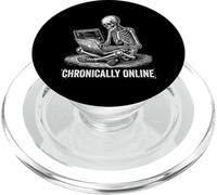 Chronically Online Internet Lover Programmer Code Coder PopSockets PopGrip for MagSafe
