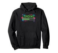 Chronically Online Loading Bar Internet Humor Graphic Pullover Hoodie