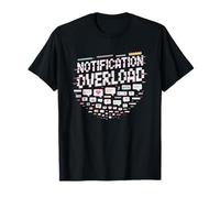 Chronically Online Notification Bell Overload Graphic Bells T-Shirt