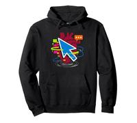 Chronically Online Overstimulated Scroll Tired Graphic Too Pullover Hoodie