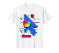 Chronically Online Satellite Dish Antenna Signal Graphic T-Shirt