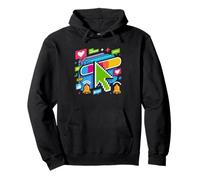 Chronically Online Tangled Cord Internet Vintage Graphic Pullover Hoodie