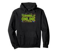 Chronically Online Terminally Identity Sarcasm Too Much Pullover Hoodie