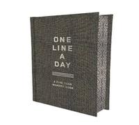 Chronicle Books Charcoal Canvas One Line a Day : A Five-Year Memory Book Diary or Chronicle Books Multicolor