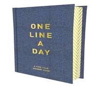 Chronicle Books Denim One Line a Day : A Five-Year Memory Book Diary or journal Chronicle Books Multicolor