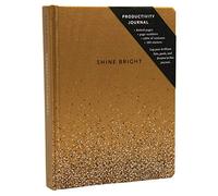 Chronicle Books Shine Bright Productivity Journal, Gold