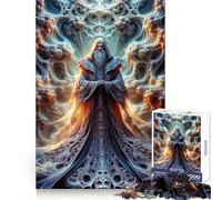 Chronicles of The Fractal for Adults 1000 Piece Jigsaw Puzzle Indoor Fun Smooth Thick Family Activity Birthday Art Gift (50x75cm)