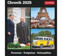 Chronik Tagesabreißkalender 2025 - Kulturkalender - Personen, Ereignisse, Schauplätze: Was geschah wann? Kalender zum Abreißen mit wichtigen ... Quiz für Hobby-Historiker. Tischkalender 2025