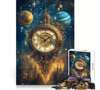 Chrono Cosmos Celestial Clockwork 1000-piece Puzzle for Teenagers Mind Exercise Smooth Joint Family Play Home Decor (38x52cm)