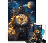 Chrono Cosmos Celestial Clockwork - 1000 Piece Teenager Puzzles Stress Relief Play Bright Print Family Enjoyable Xmas Gift (38x26cm)