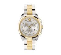 Chrono Geo Bicolor Watch - male - Versace - Watches - Yellow - ONE SIZE - Accessories ONE SIZE