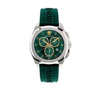 Chrono Geo Chronograph Watch Green Gold- male- Versace- Watches- Gray- ONE SIZE- Accessories ONE SIZE