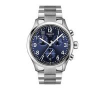 Chrono L 42mm Mens Watch Stainless Steel Blue