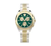 Chrono Lady Bicolor Green Watch - female - Versace - Watches - Yellow - ONE SIZE - Accessories ONE SIZE