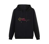 Chrono Trigger Logo Cotton Pullover Long Sleeve Hoody Sweatshirts Black L