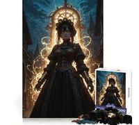 Chrono Witch's Awakening for Adults 1000 Piece Puzzle Cognitive Train Clean Connection Pattern Build Room Art (38x52cm)