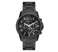 Chronograph Black Stainless Steel Mens Watch