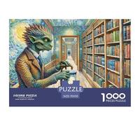Chronology Librarian 1000 Piece Jigsaw Puzzle Magic Fantasy for Adults Challenging Activities Memory Games Relaxing 70x50cm/1000pcs