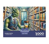 Chronology Librarian 1000 Piece Jigsaw Puzzle Magic Fantasy for Adults Educational Activities Memory Games Stress Relief 70x50cm/1000pcs