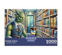 Chronology Librarian 1000 Piece Jigsaw Puzzle Magic Fantasy for Adults Fun Activities Memory Games Relaxing 38x26cm/1000pcs
