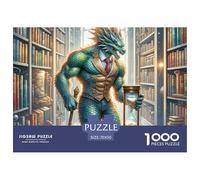 Chronology Librarian 1000 Piece Puzzles Magic Fantasy for Adults Challenging Activities Memory Games Stress Relief 70x50cm/1000pcs