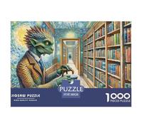Chronology Librarian 1000 Piece Puzzles Magic Fantasy for Adults Challenging Gift Memory Games Relaxing 38x26cm/1000pcs