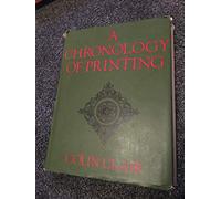 Chronology of Printing