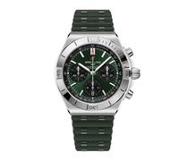 Chronomat B01 Chronograph 42mm Mens Watch Green Rubber