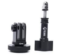 Chronos Gear Aluminum CNC Tripod Screw to DSLR Camera Flash Hot Shoe Mount Adapter with Thumbscrew Compatible with/Replacement for GoPro Max, Go Pro Hero 9, Hero 8, 7, 6, 5, 4, and DJI Osmo Action