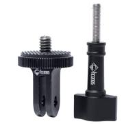 Chronos Gear Camera Mount Adapter for GoPro Ecosystem - ¼-20 Conversion Adapter Compatible with/Replacement for GoPro Max, GoPro Hero 9, Go Pro Hero 8, 7, 6, 5, 4, and DJI Osmo Action