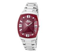 Chronotech CT7065L-27M Women's Quartz Analog Watch with Stainless Steel Strap, Metallic Silver, Unica, Strap