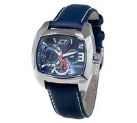 Chronotech Mens Analogue Quartz Watch with Leather Strap CC7049M-03