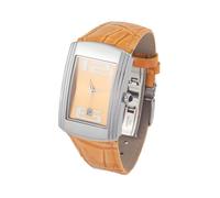 Chronotech Womens Analogue Quartz Watch with Leather Strap CT7017B-07