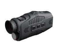 Chronus 1080p Monocular Infrared Night-Visions Device 5X Digital Zoom 300m Full Dark Viewing Distance for Night Photography(Black)