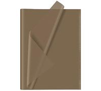 CHRORINE 60 Sheets Brown Tissue Paper Art Gift Wrapping Tissue Paper Bulk for DIY Crafts Decor Birthday Holiday Party （ 20 x 14.5 inches）