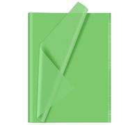 CHRORINE 60 Sheets Grass Green Tissue Paper Art Gift Wrapping Tissue Paper Bulk for DIY Crafts Decor Birthday Holiday Party （ 20 x 14.5 inches）