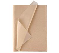 CHRORINE 60 Sheets Kraft Tissue Paper Bulk Brown Wrapping Paper Art Paper Crafts for DIY Project Birthday Holiday Crafts Decor