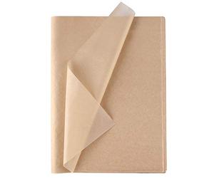 CHRORINE 60 Sheets Kraft Tissue Paper Bulk Brown Wrapping Paper Art Paper Crafts for DIY Project Birthday Holiday Crafts Decor
