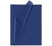 CHRORINE 60 Sheets Navy Blue Tissue Paper Art Gift Wrapping Tissue Paper Bulk for DIY Crafts Decor Birthday Holiday Boys Party （ 20 x 14.5 inches）