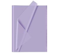 CHRORINE 60 Sheets Taro Purple Tissue Paper Art Gift Wrapping Tissue Paper Bulk for DIY Crafts Decor Birthday Holiday Party ( 20 x 14.5 inches)
