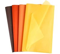CHRORINE 60 Sheets Tissue Paper Autumn Wrapping Pape Bulk Assorted Color Art Paper Crafts for Thanksgiving Harvest Birthday Party DIY and Craft Decor