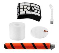 Chrostion Replacement Kit Compatible with Shark APEX DuoClean AZ1002 AZ1000 AZ1000W AX950 AX951 AX952 Vacuum Cleaner,1 Set Soft Brush Roller, 1 Pack Hepa Filter and 1 Pack Foam Filter