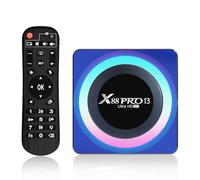 CHROX 2023 Android 13.0 TV Box,4GB Ram 128GB Rom RK3528 Quad-Core 64Bit Cortex-A53,4K HD Support Wifi6 / 2.4Ghz+5Ghz Dual-Band Wifi/BT 5.0 Smart Tv Box,4GB+128GB