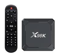 CHROX Android 12.0 TV Box 4GB RAM 32GB ROM TV Box X98K RK3528A 64-Bit Quad Core with Dual Wi-Fi 2.4G/5.0G, BT 4.0/ 3D Ultra HD 4K/ H.265 10M/100M LAN/USB 3.0 Smart TV Box,2GB+16GB