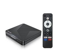 CHROX Android 14.0 TV BOX, Set Top Box S905X5M CPU Quad-Core Support Ethernet Support 2.4G/5.0G Dual Wifi 4K Utral HD / 3D / H.265 with Bluetooth 5.0 Smart Tv Box,4GB+64BG