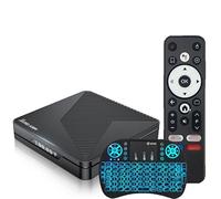CHROX Android TV Box 14.0, 2025 Android 13 TV Box 4K Wi-Fi 6, X88 PRO X5M Android Box S905X5M Quad-Core 2.4G/5G Wi-Fi BT 5.0 USB 3.0 Smart TV Box,4GB+64GB