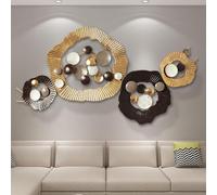 CHROX Metal Wall Art for Living Room,Abstract Wall Decorations Metal Art Wall Decor, Hanging Wall Decor for Home,132 X 72Cm