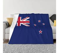 Chrycm Ultra-Soft Micro Fleece Blanket – Cozy and Luxurious New Zealand Flag Throw for All-Season Comfort,Sofa Bed