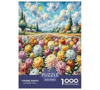 Chrysanthemum 1000 Piece Jigsaw Puzzle For Adults Challenging Game Stress Relief Puzzle Exercise The Memory of The Brain for The Whole for Women, Gifts for Men 70x50cm/1000pcs